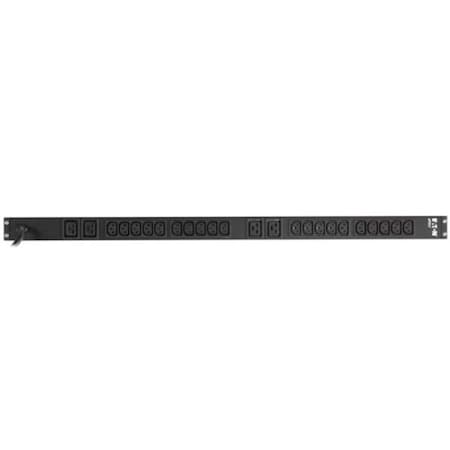 Eaton PDU, Rack Mounted, (20) C13, (4) C19, L6-20P, 10 ft., Black EPBZ93
